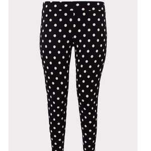 Torrid Premium Legging - Polka Dot Black